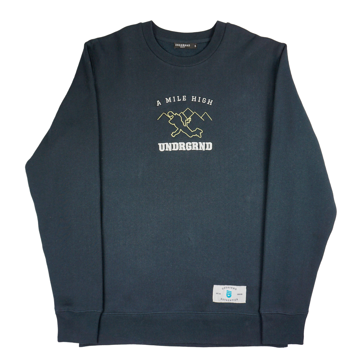 UNDRGRND Home Team Crewneck Navy