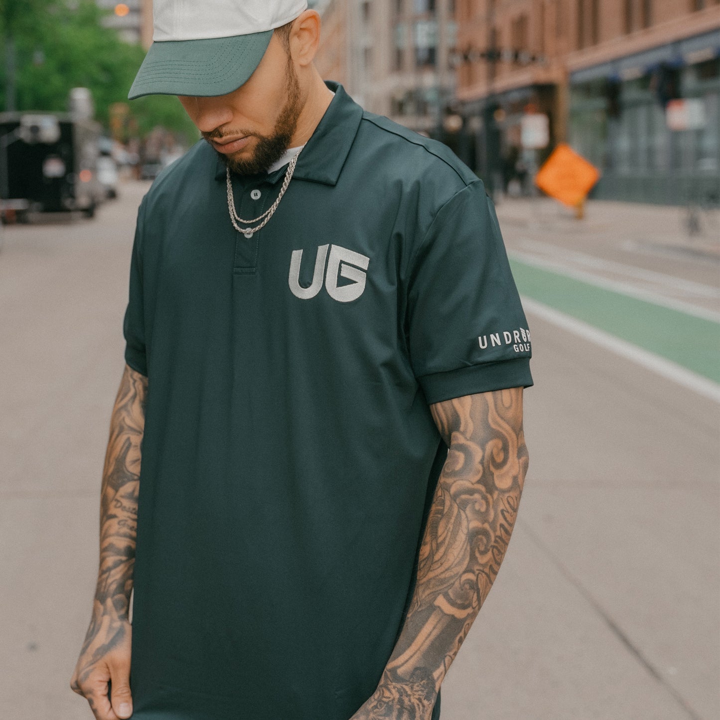 UG Core Performance Golf Polo Forest Green