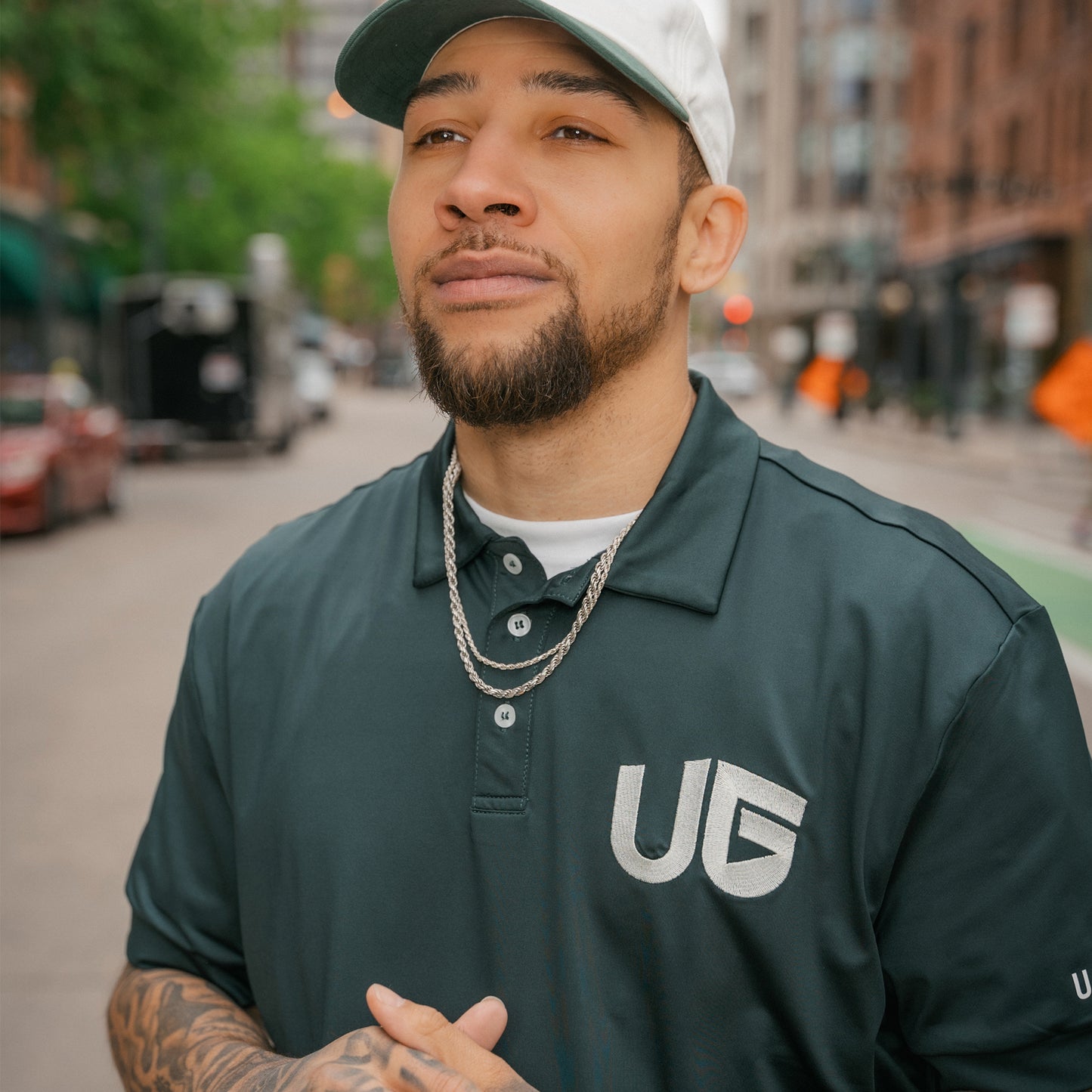 UG Core Performance Golf Polo Forest Green