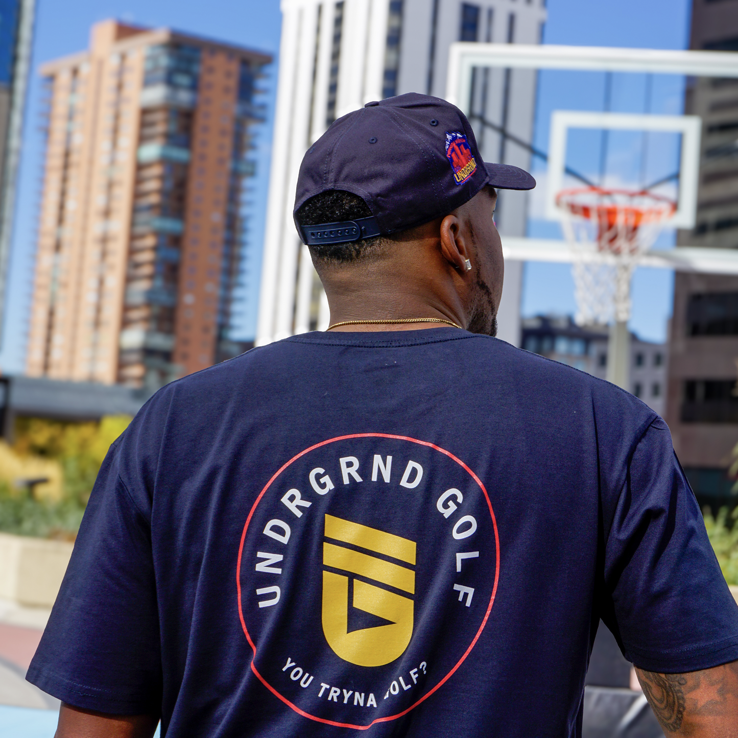 UNDRGRND Core Tee Navy Blue