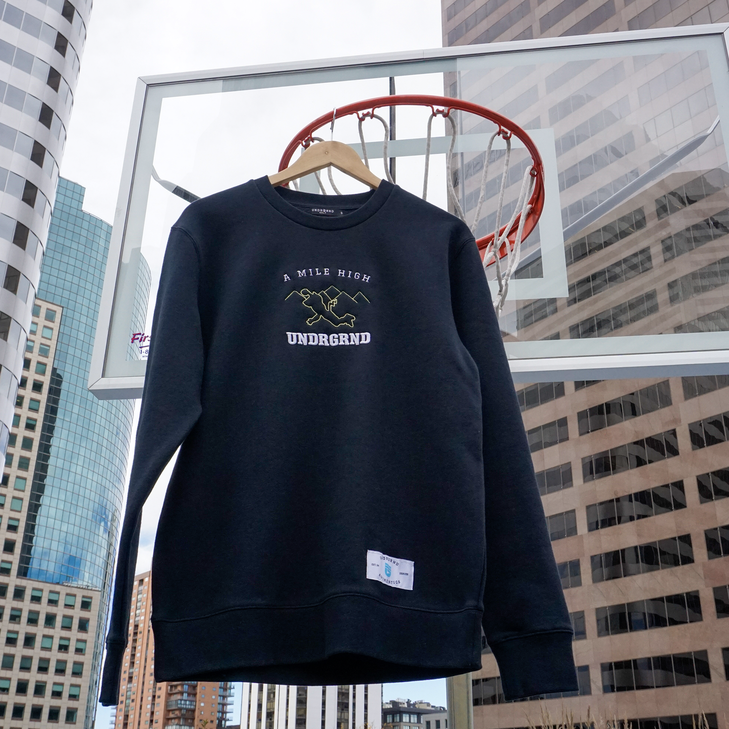 UNDRGRND Home Team Crewneck Navy