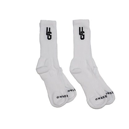 UG Core Crew Sock White 2-Pack