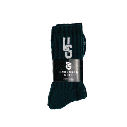 UG Core Crew Sock Forest Green 2-Pack