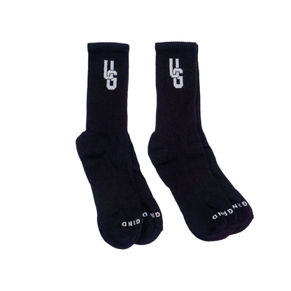 UG Core Crew Sock Black 2-Pack