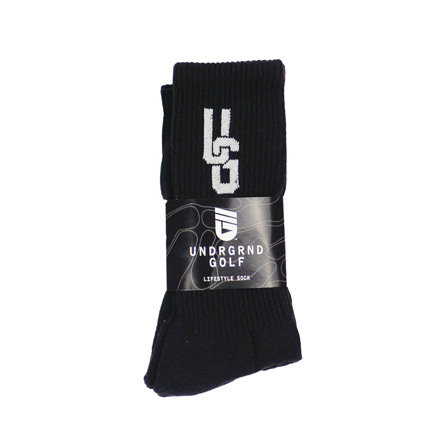 UG Core Crew Sock Black 2-Pack