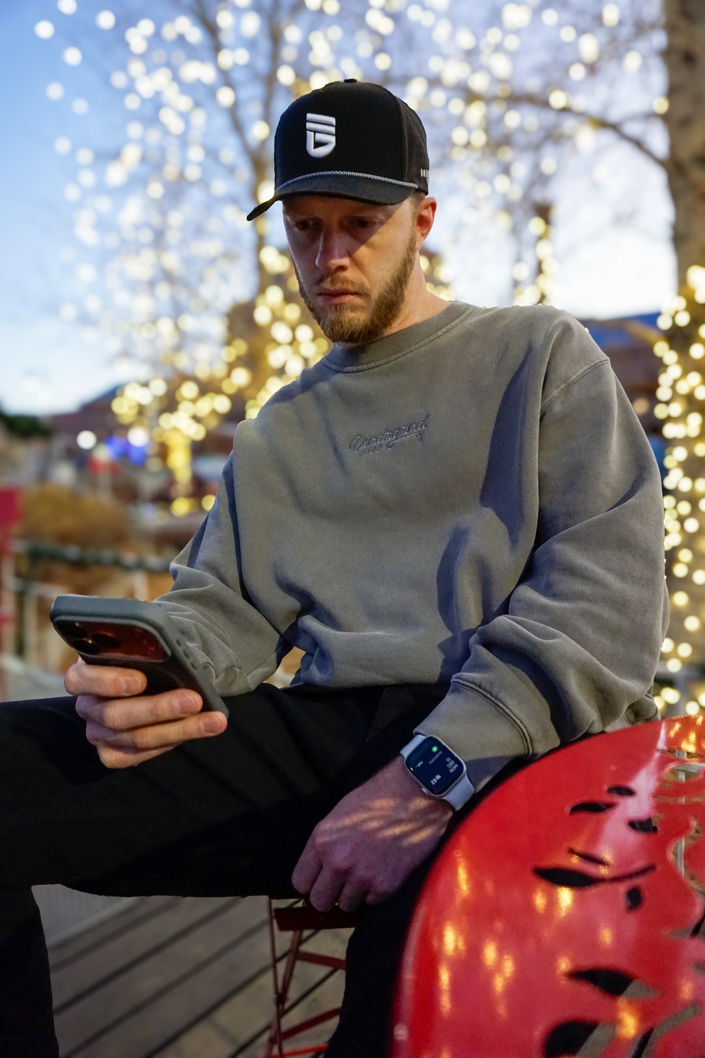 UNDRGRND Faded Gray Crew