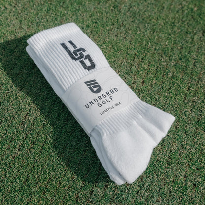 UG Core Crew Sock White 2-Pack