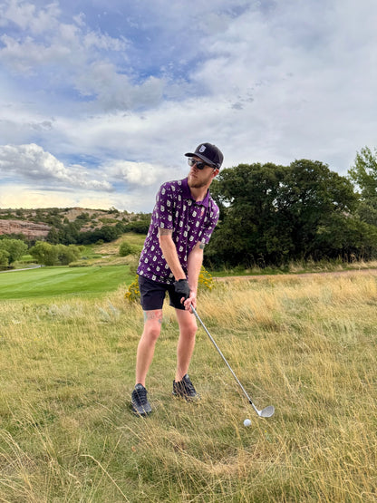 Twilight Peformance Golf Polo Purple