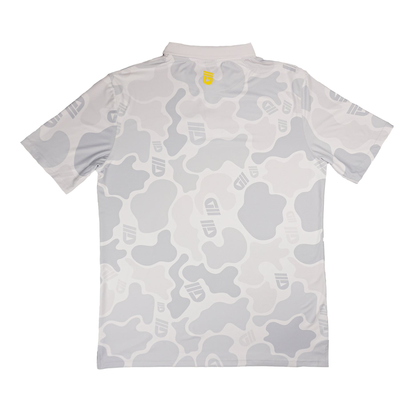 Icon Camo Performance Golf Polo White